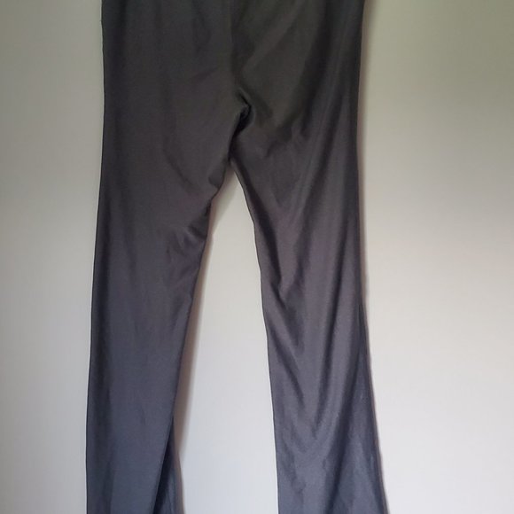 CHAMPION Women's Workout Pants Long Grey & Black Waistband Athleisurewear MEDIUM - Picture 5 of 8
